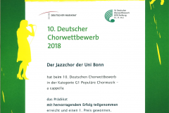 DCW-Urkunde